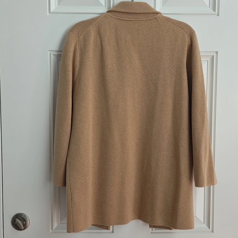 J. Crew Brown Sweater Blazer.  Size Medium